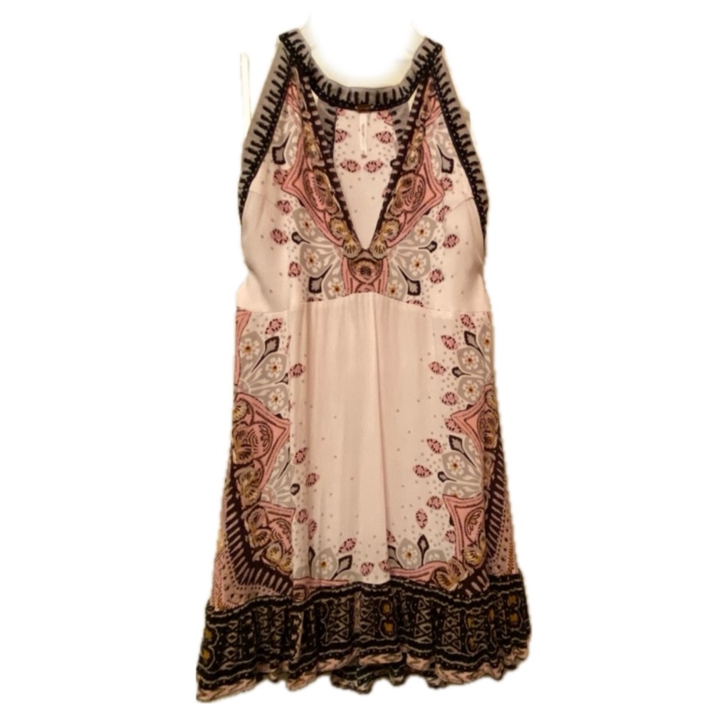 Free People Halter Style Swing Mini Boho Dress Sz. XS * Smoke and pet free home